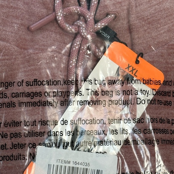 Ladies Active Spyder XXL 2XL Soft Fleece Pullover Hoodie Sweatshirt Side Pocket - Picture 7 of 8